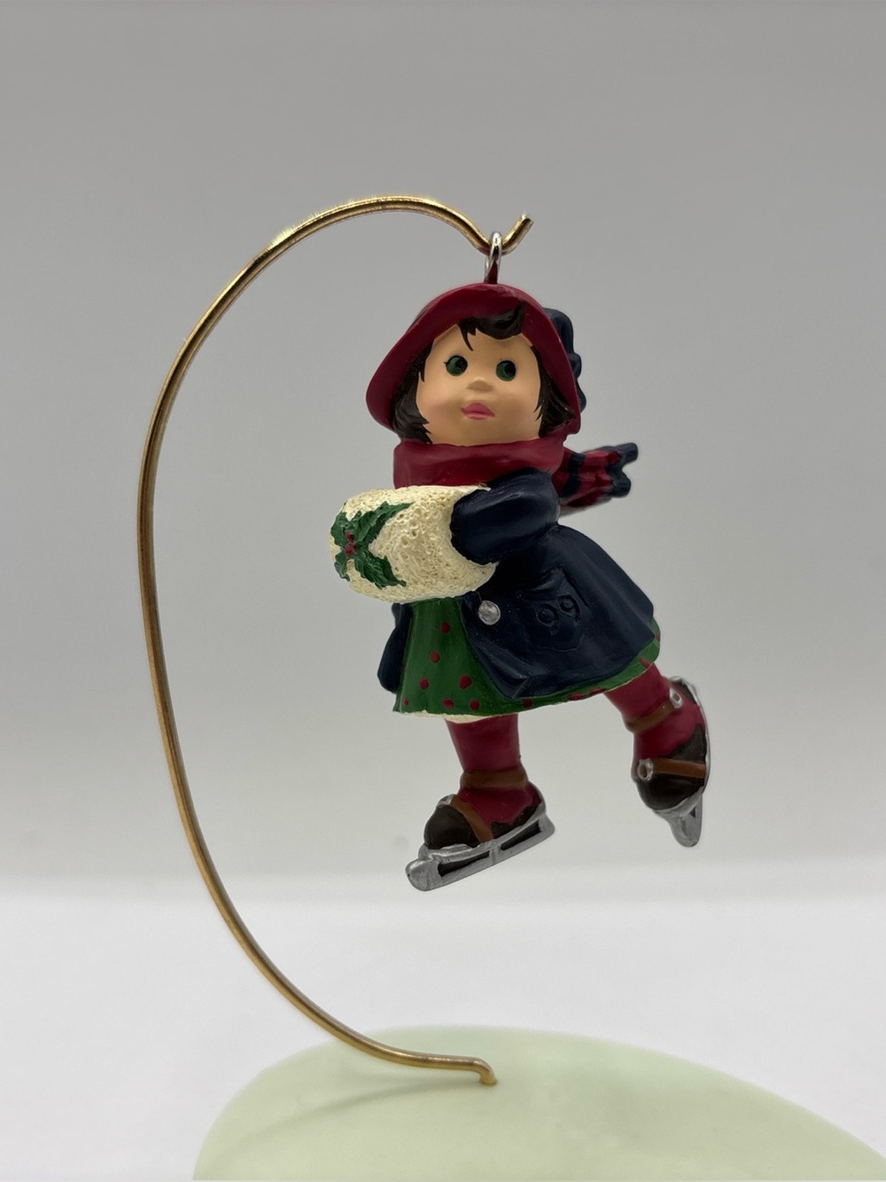 Hallmark Keepsake Ornament Dated 1999 Vintage Sweet Skater Handcrafted